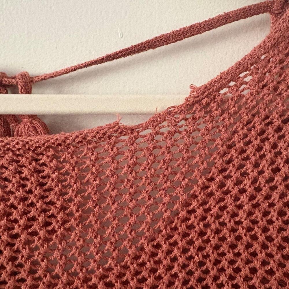 Ae off the shoulder crochet sweater beach - Picture 3 of 5